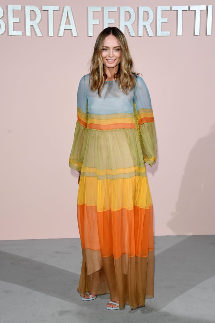 Laura Haddock at Alberta Ferretti Fall 2019 | Celebrities in the Front