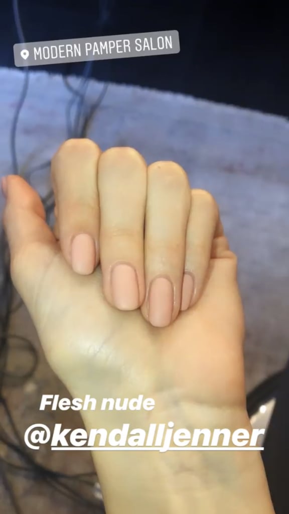 Kendall Jenner S Flower Manicure POPSUGAR Beauty UK