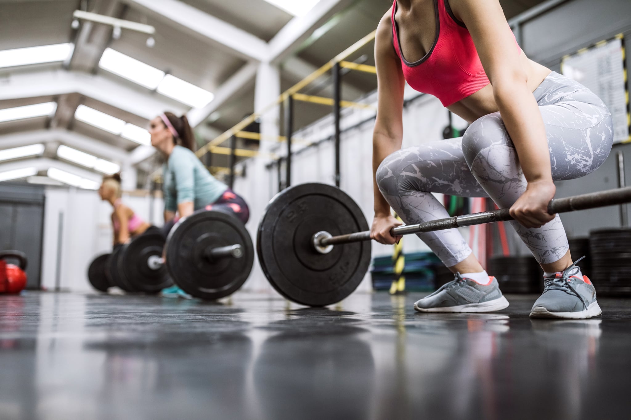 Lifting Heavy Weights On Cross Training In Gym