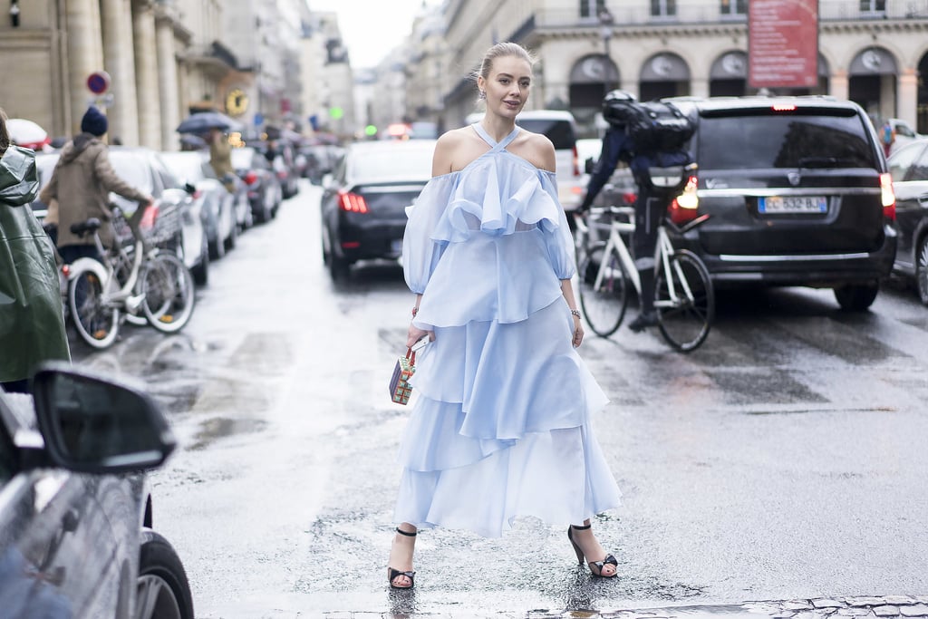 A Ruffled Pastel Dress Is the Perfect Springtime Staple