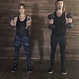 Double Dumbbell Static Hold