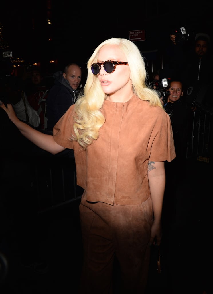 Lady Gaga at The Hunting Ground Event in NYC Pictures