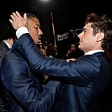 Being goofy with his costars reminded us of his HSM days.