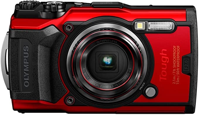 Olympus Tough TG-6 Waterproof Camera in Red