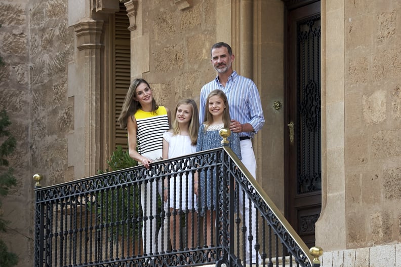 Princess Leonor and Infanta Sofía in 2017