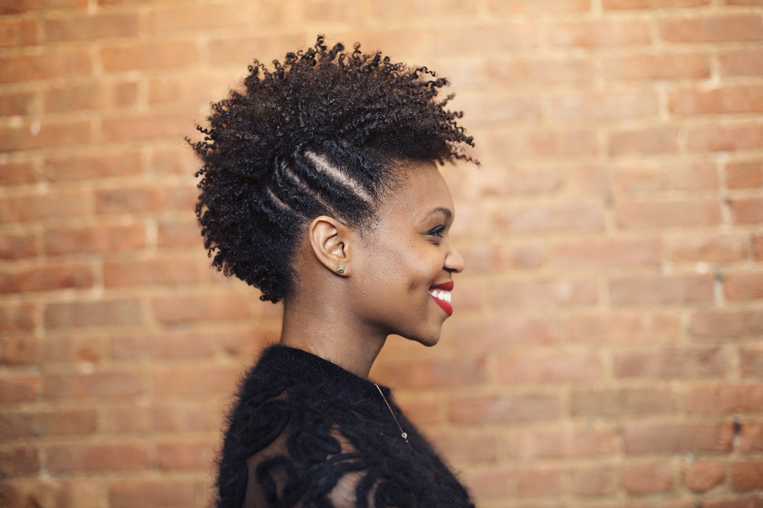 Mohawk Updo Natural Hair