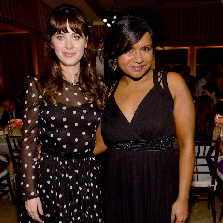 Zooey Deschanel S And Mindy Kaling S Hair At Elle Event 2014