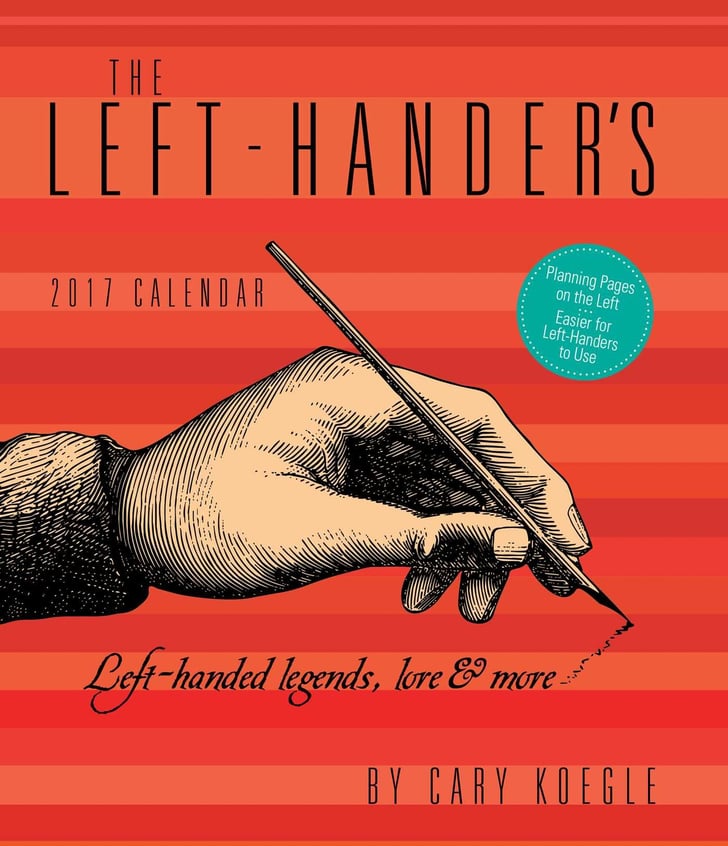 The LeftHander's 2017 Weekly Planner Calendar Products For Lefties