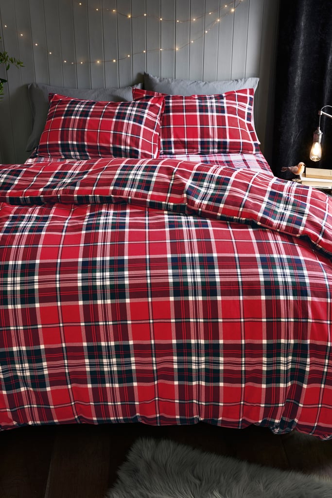 Next Tartan Check Brushed Cotton Duvet Set The Best Christmas