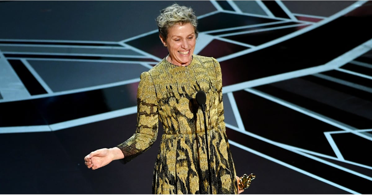 Frances McDormand 2018 Oscars Speech | POPSUGAR Celebrity ...