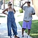 Hailey Baldwin and Justin Bieber Rainbow Sneakers