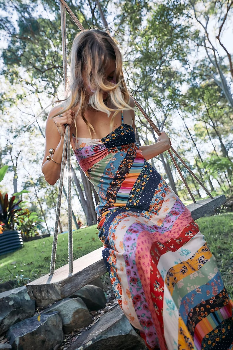 Boho Patchwork: Free People Fiona Maxi Dress