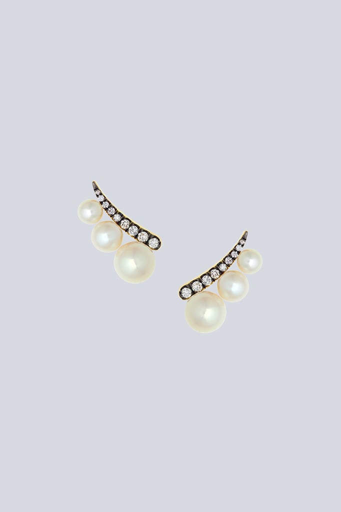 Jemma Wynne Prive White Pearl Earclimbers