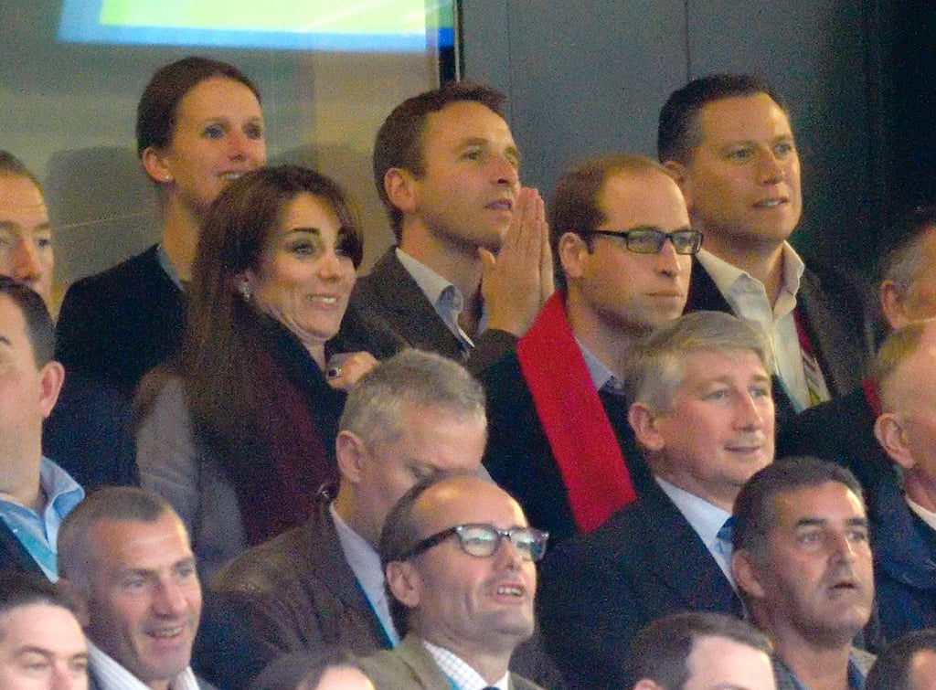 Kate Middleton and Prince William at Rugby World Cup 2015