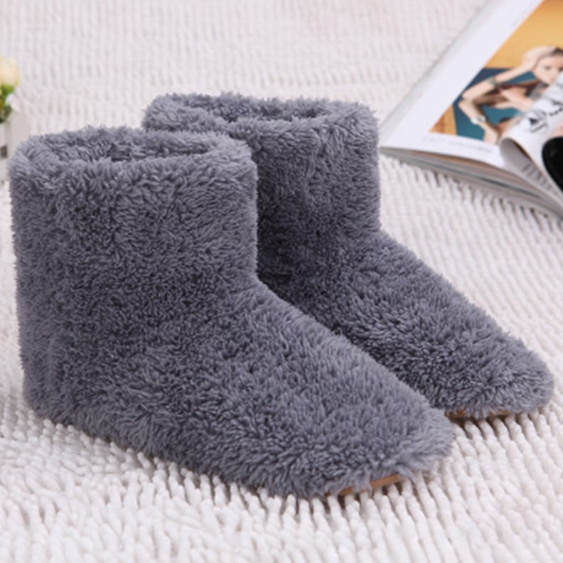 A Rechargeable Option: Everso Plush Winter Heating Slippers