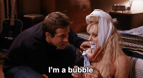 But Anna can play a bubble.