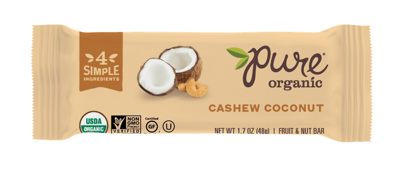 Pure Organic Cashew Coconut Bar