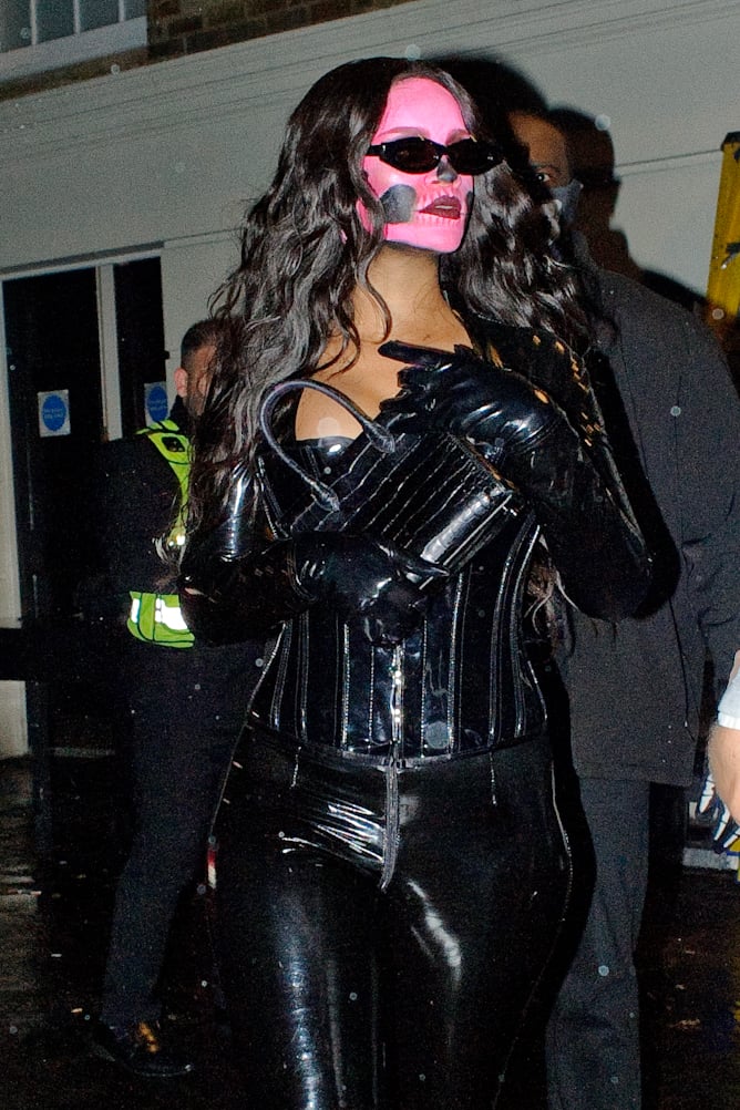 Rihanna as a Skeleton