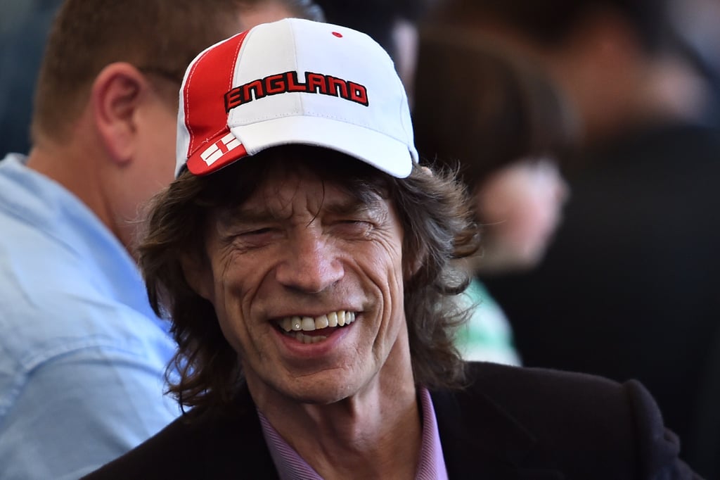 Musician Mick Jagger was seen in the stands.