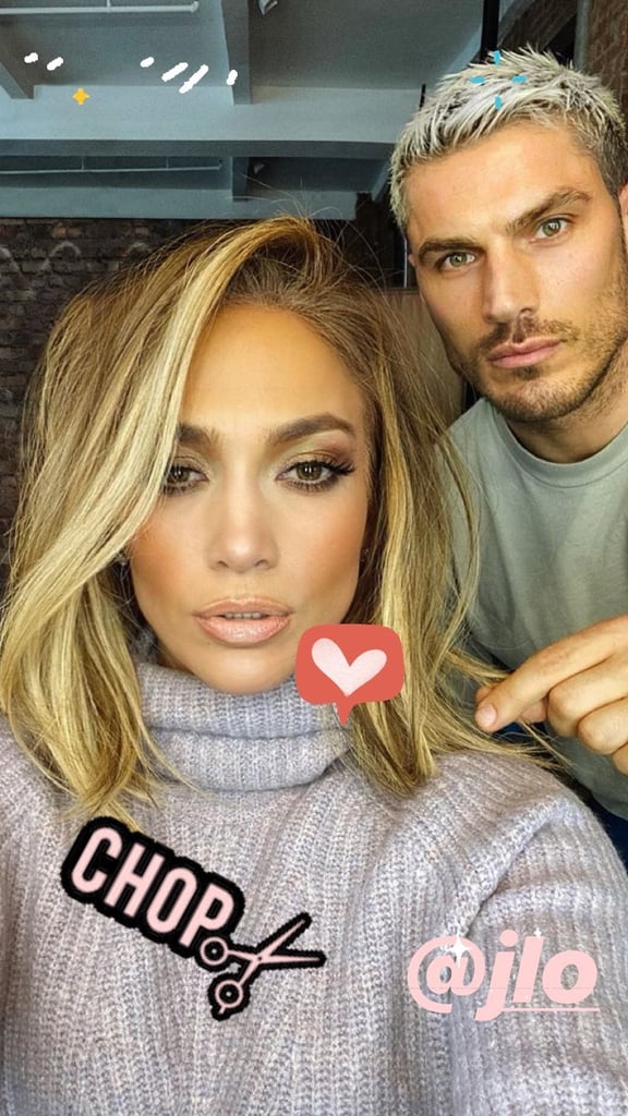Jennifer Lopez's Blonde Lob Haircut | POPSUGAR Beauty UK