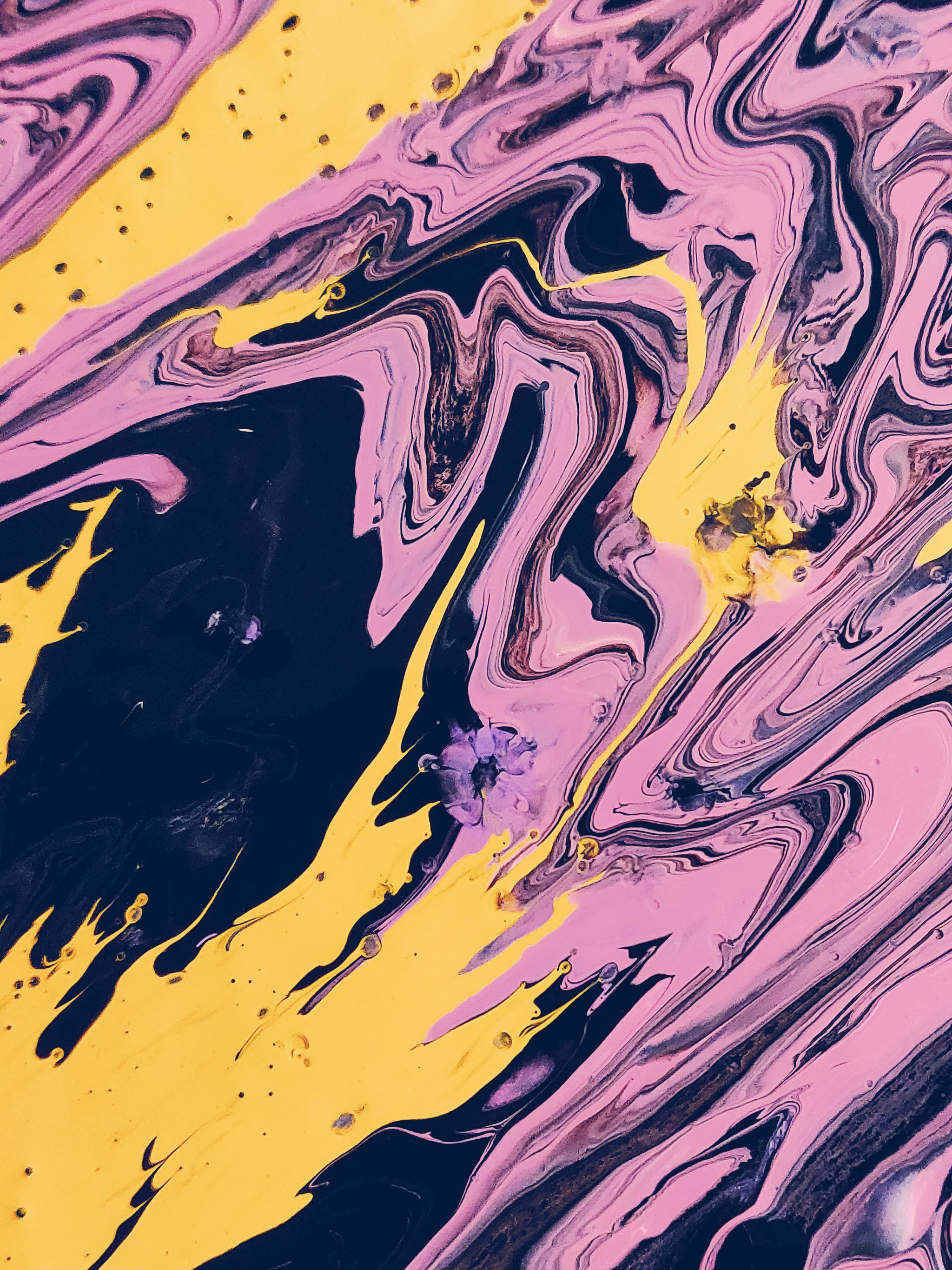 Purple And Yellow Paint Phone Wallpaper The Best Ios 14 Wallpaper Ideas That Ll Make Your Phone Look Aesthetically Pleasing Af Popsugar Tech Photo 26