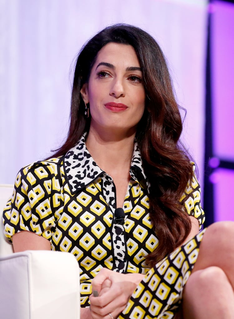 Amal Clooney Diane von Furstenberg Printed Dress