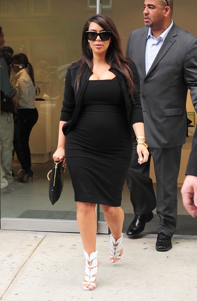 Kim Kardashian Pregnancy Style Popsugar Fashion
