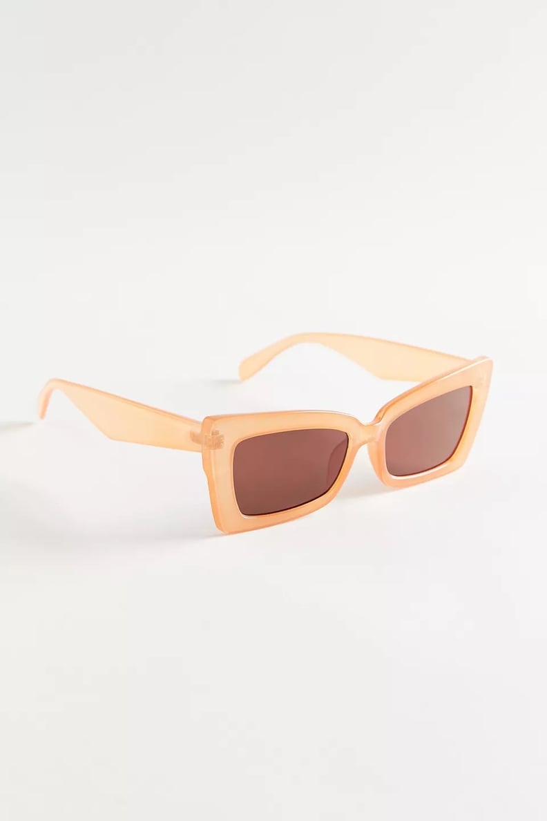 Wren Angular Rectangle Sunglasses