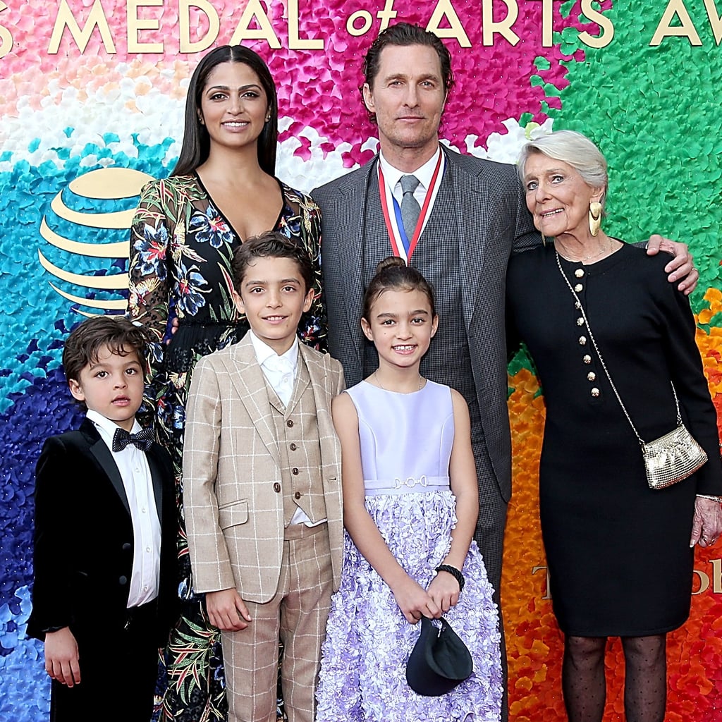 Matthew McConaughey and His Family at Texas Medal of Art