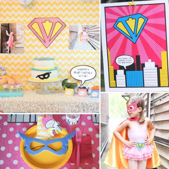 A Vintage Girlie Superhero Party