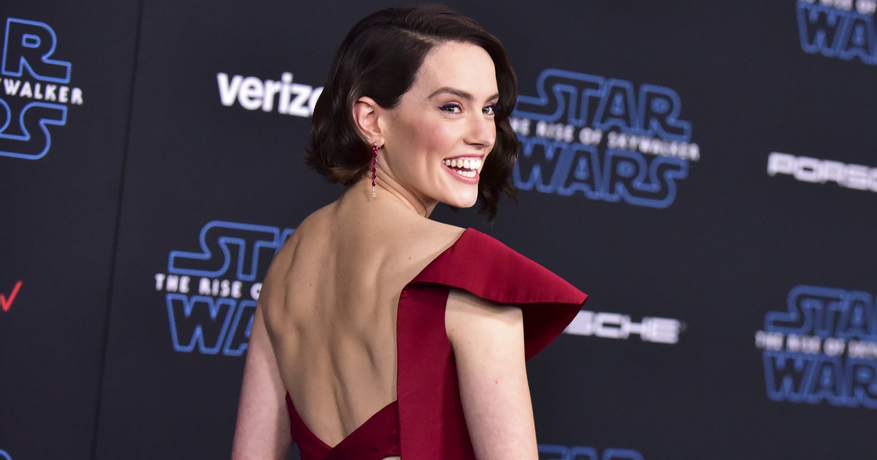 Daisy Ridley's Red Gown at Star Wars: The Rise of Skywalker | PS Fashion
