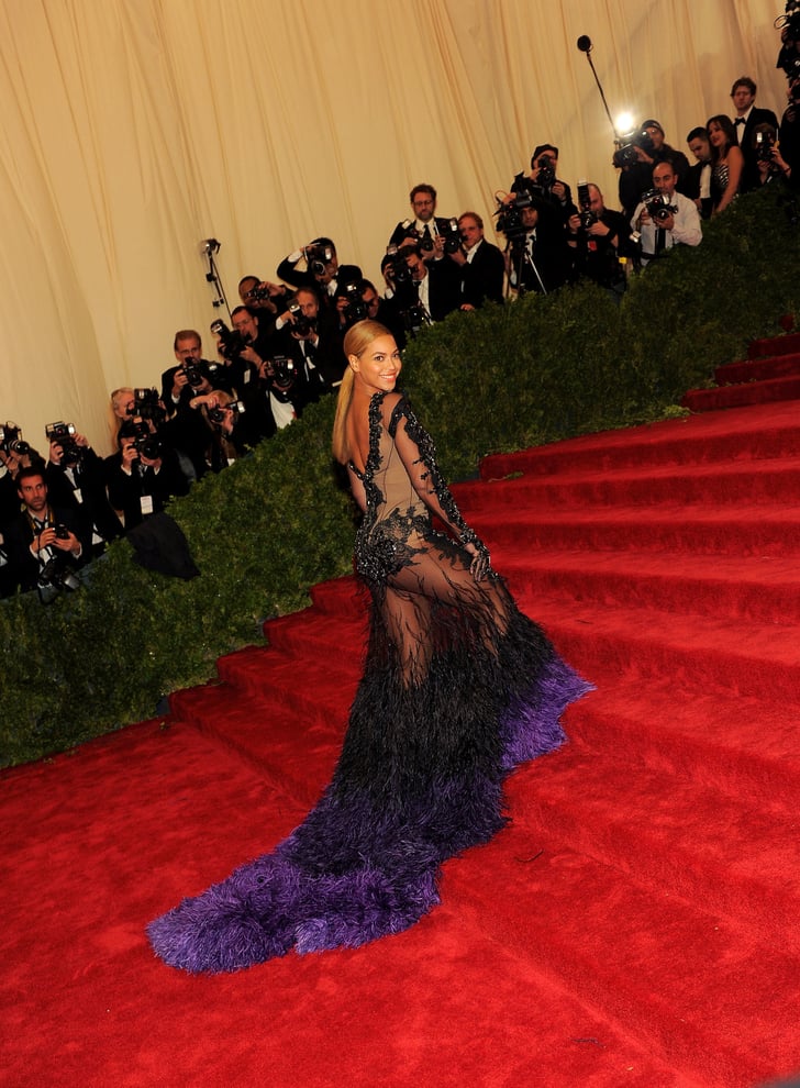 Beyoncé at the 2012 Met Gala | Sheer Dresses and Bodysuits on the Red ...