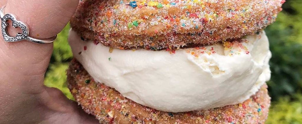 Disney Fruity Pebbles Churro Ice Cream Sandwich