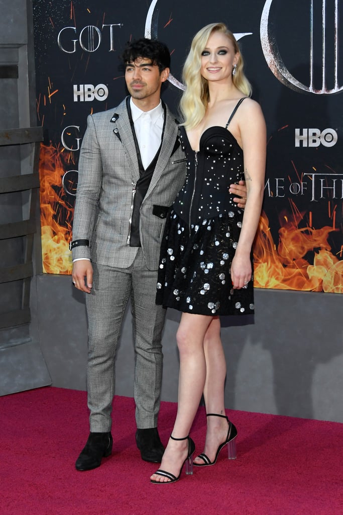 Joe Jonas and Sophie Turner Game of Thrones Cast Season 8 Red Carpet