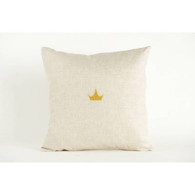 Disney Princess X POPSUGAR Crown Decor Pillow