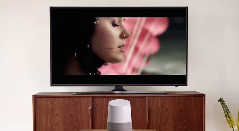If you have Chromecast, you can ask Google Home to watch or pause a video.