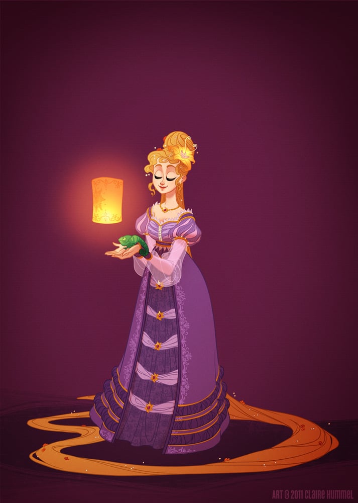 Historical Rapunzel Disney Princess Art Popsugar Love And Sex Photo 183