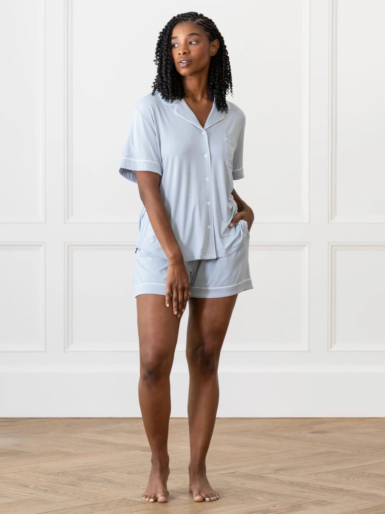 Cozy Earth Short Sleeve & Shorts Bamboo Pajama Set