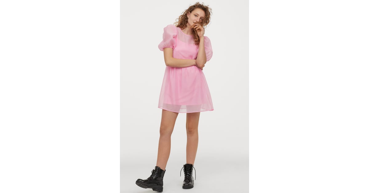 Puff-Sleeved Dress | New Women's Products From H&M April 2020 ...