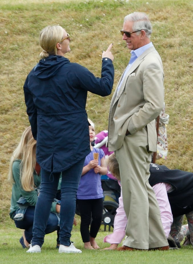 Zara Tindall and Prince Charles