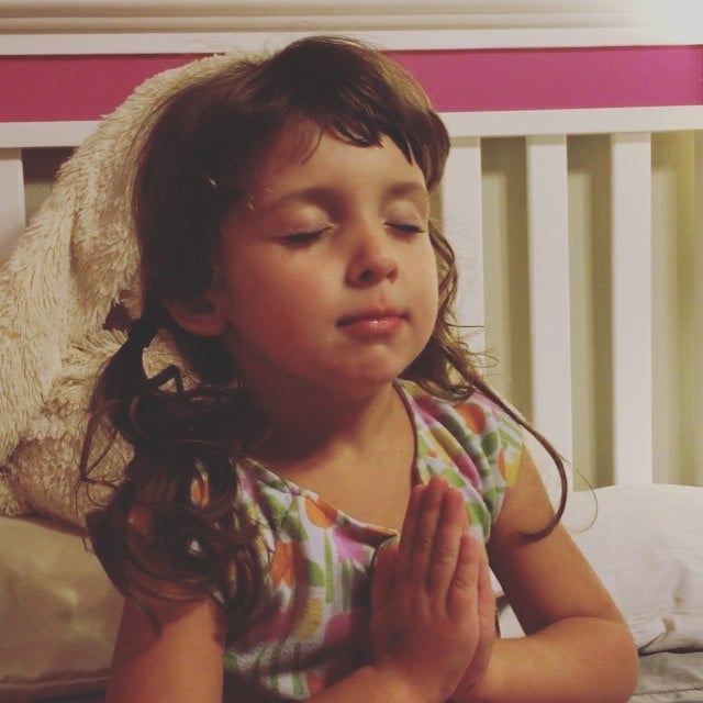 When she schooled us all on meditation.