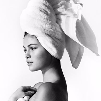Selena Gomez Joins Mario Testino's Towel Series