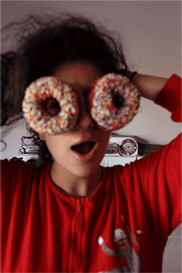 You can see right through doughnuts.