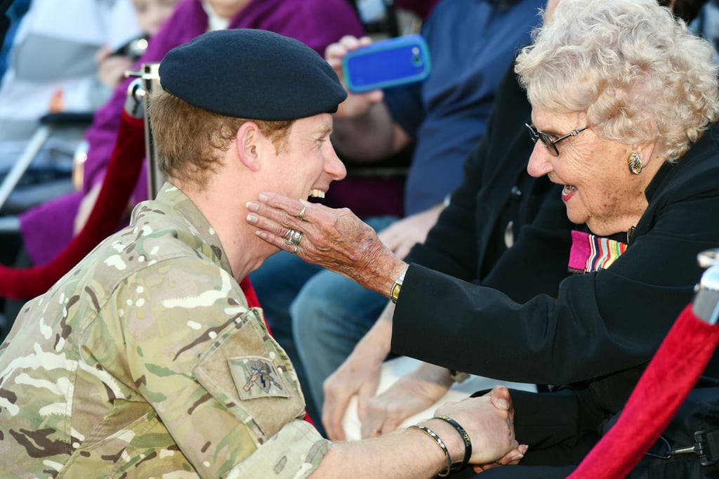 Prince Harry Gets a Kiss on the Lips From Australian Fan