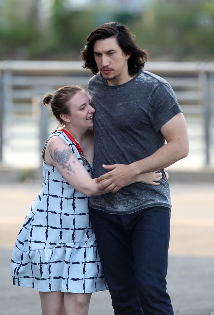 Lena Dunham and Adam Driver Filming Girls July 2016 POPSUGAR Entertainment Photo 9
