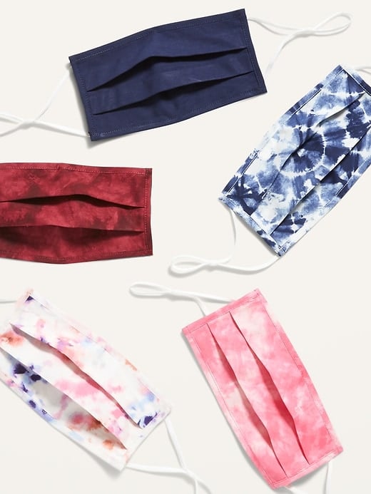 Old Navy 5-Pack of Triple-Layer Face Masks For Adults (With Ear Adjusters) in