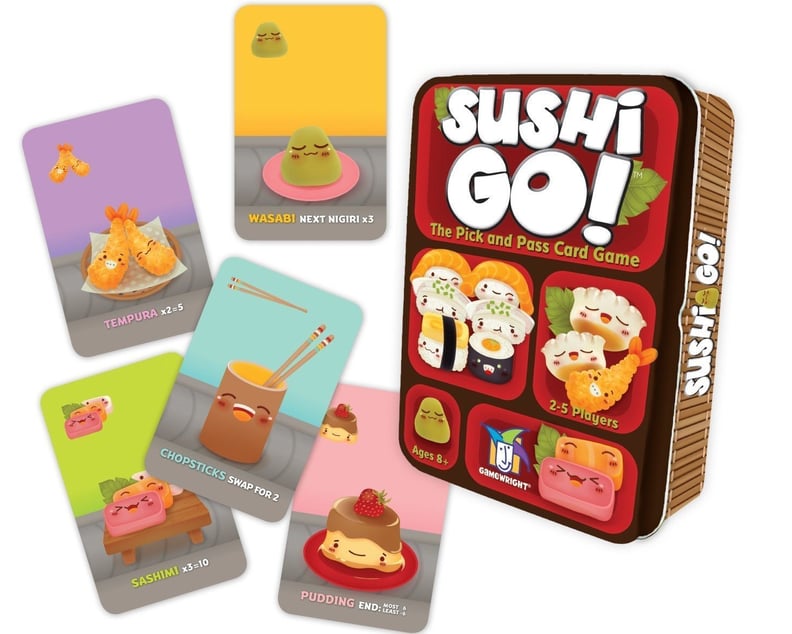 一个可爱的纸牌游戏:寿司去!选择和纸牌游戏