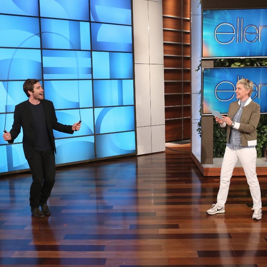 Jake Gyllenhaal Jumps Rope on Ellen April 2015