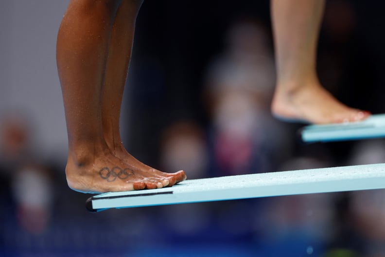 Canada's Jennifer Abel's Olympic Rings Tattoo