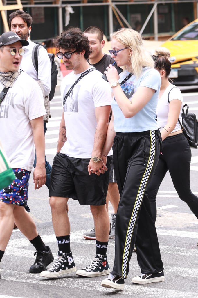 Sophie Turner and Joe Jonas Kiss in New York | August 2018